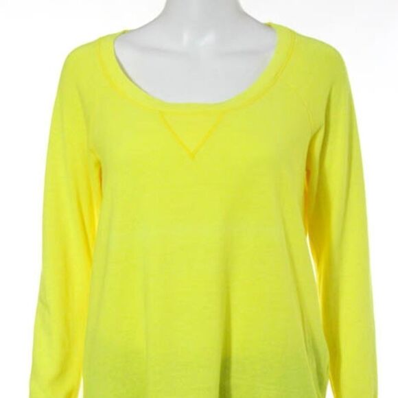 Splendid Bright Yellow Crew Neck Top Sz. Small - Picture 1 of 8